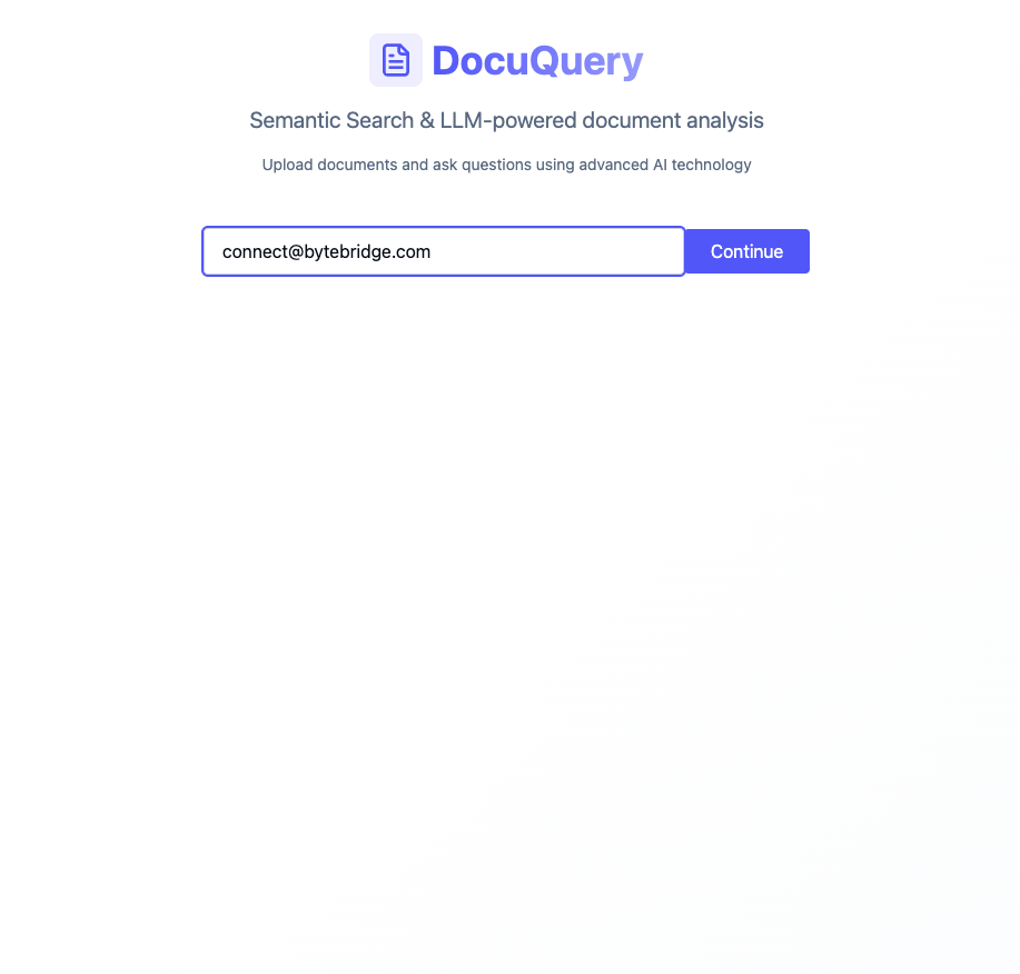 DocuQuery screenshot 1